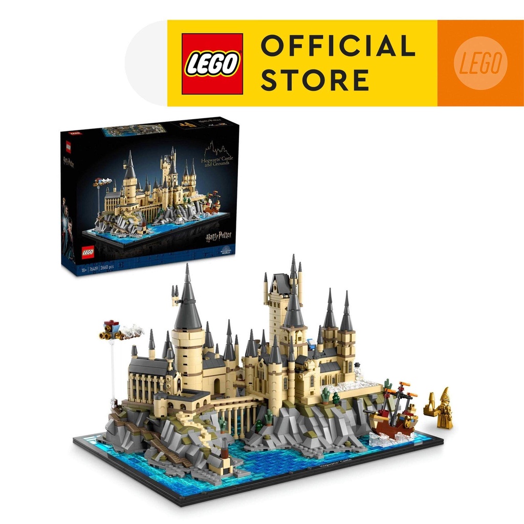 LEGO Harry Potter 76419 Hogwarts Castle And Grounds Building Set (2,660 ...