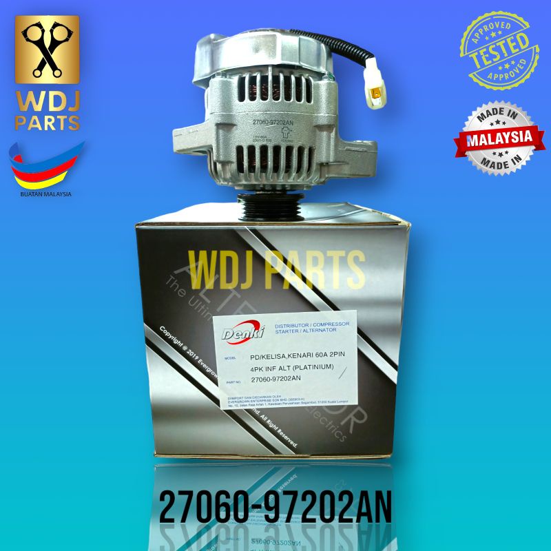 PERODUA KELISA ALTERNATOR (NEW D/B/RC) (PLATINIUM) *READY STOCK* *27060