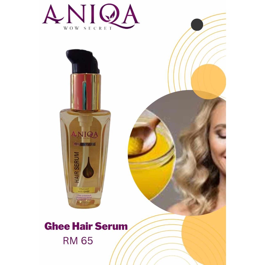 ANIQA HAIR SERUM 100ML WITH GHEE | Shopee Malaysia