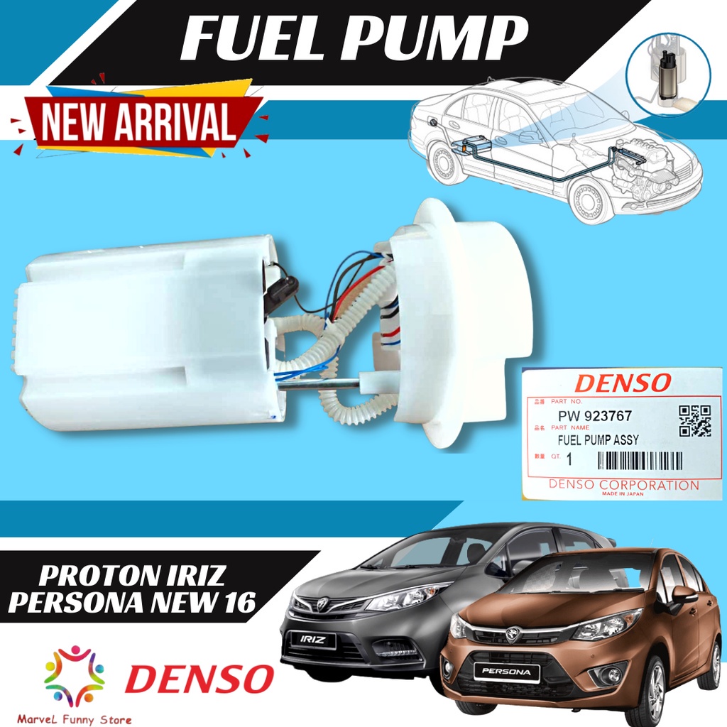 Proton Iriz & New Saga Vvt Denso Fuel Pump Original Pw923767 Shopee