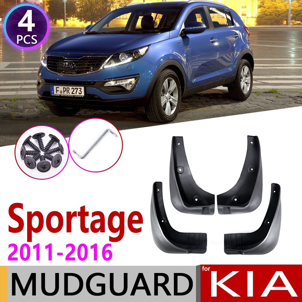 Front Rear for KIA Sportage SL 20112016 4pcs Car Mudflap Fender Mud