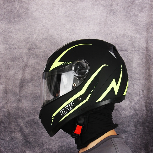 2022 Full Face Motorcycle Helmet Dual Lens Double Visors Off Road Motocross Helmets Dirt Bike