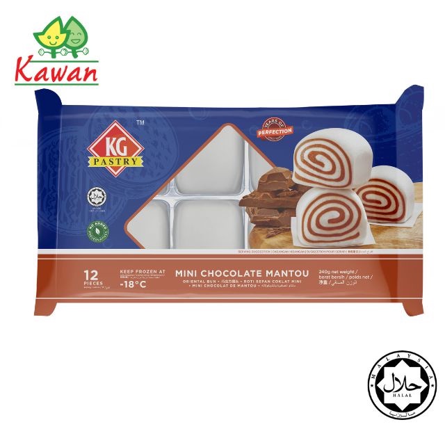 KG PASTRY Mini Mantou Chocolate (12 pcs - 240g) | Shopee Malaysia