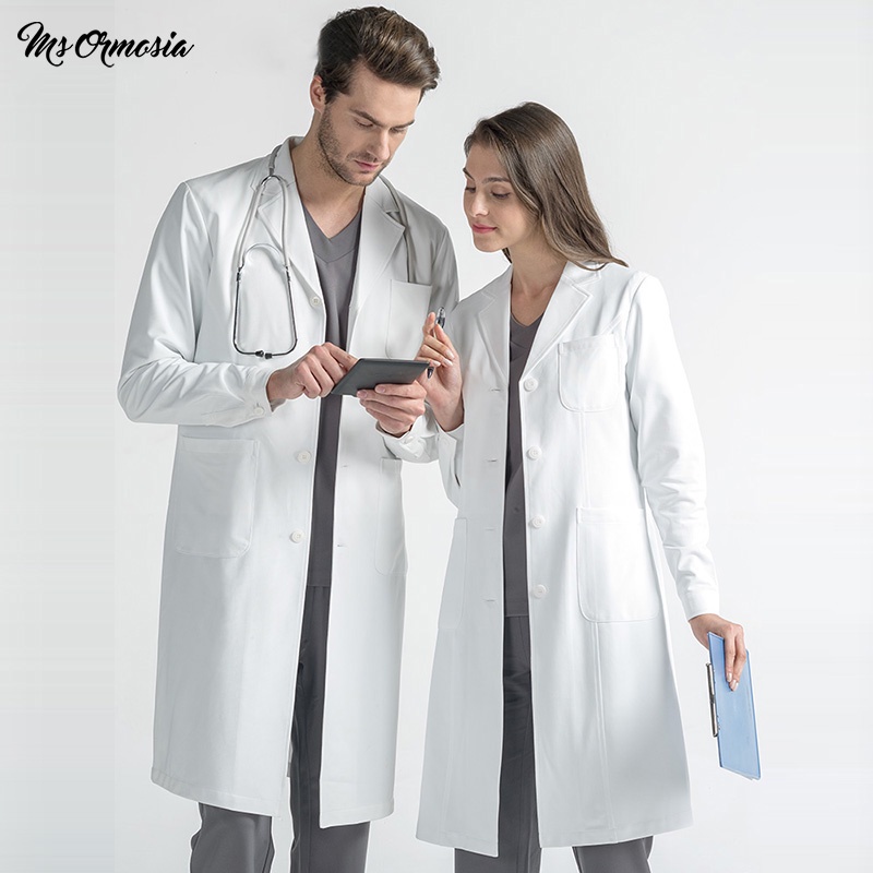 MSORMOSIA 2020 new high-quality ladies nursing robe lab coat slim  multi-color beauty salon work uniform pet shop work cl