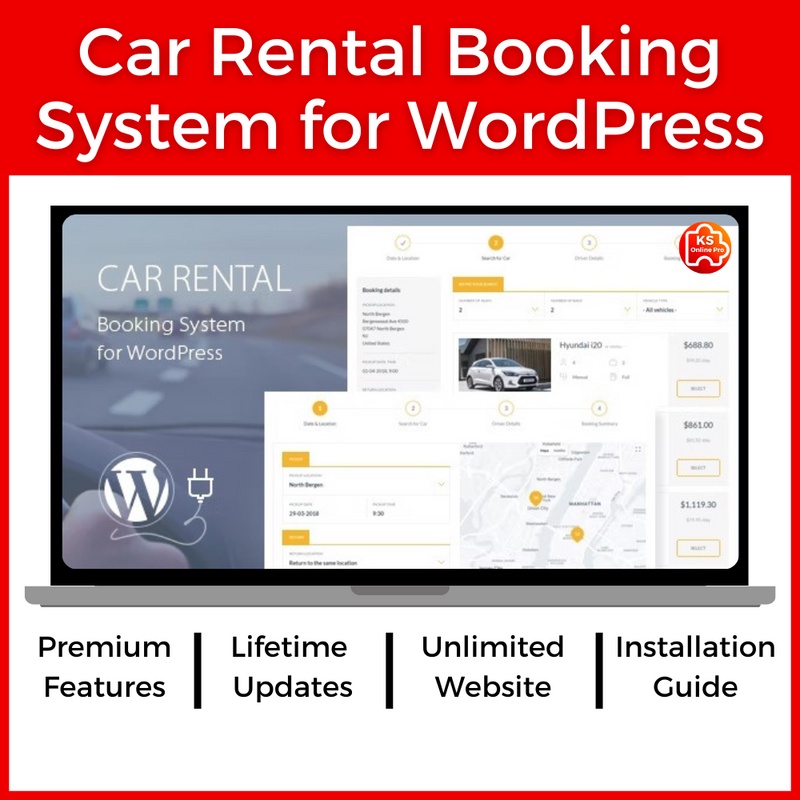 [Lifetime] Car Rental Booking System for WordPress (Latest Version