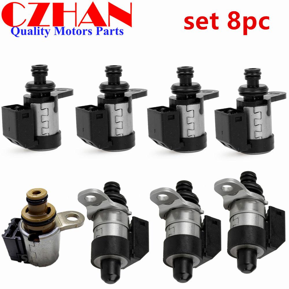 (8pc) Transmission Solenoid kit 5EAT for 5Speed Subaru Exiga Impreza