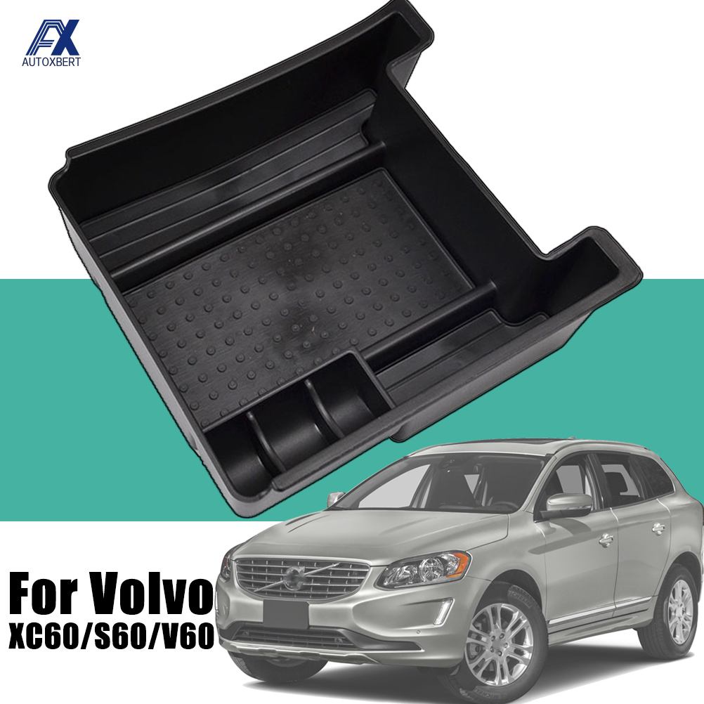 For Volvo S60 V60 20102017 XC60 20092017 Armrest Storage Box Center