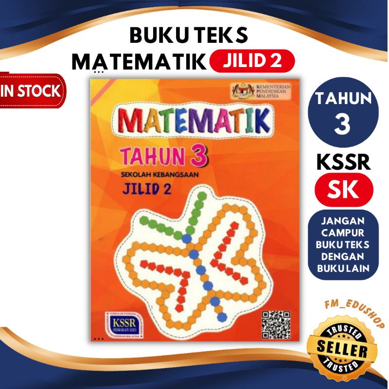 Buku Teks Matematik Tahun 3 Jilid 2 Dewan Bahasa Dan Pustaka DBP SK ...