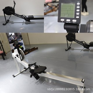 Wind resistance rowing online machine