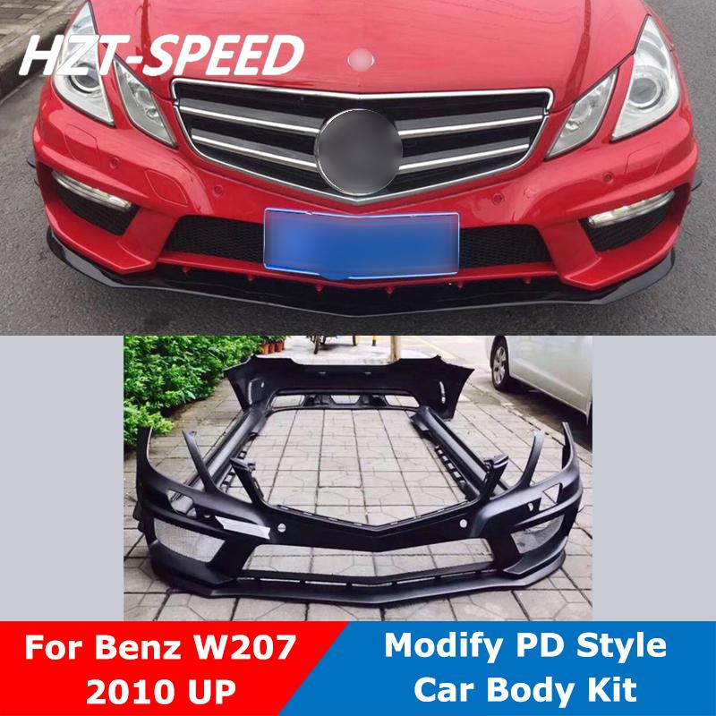 PD Style Unpainted FRP Front And Rear Bumper Side Skirts Car Body Kit