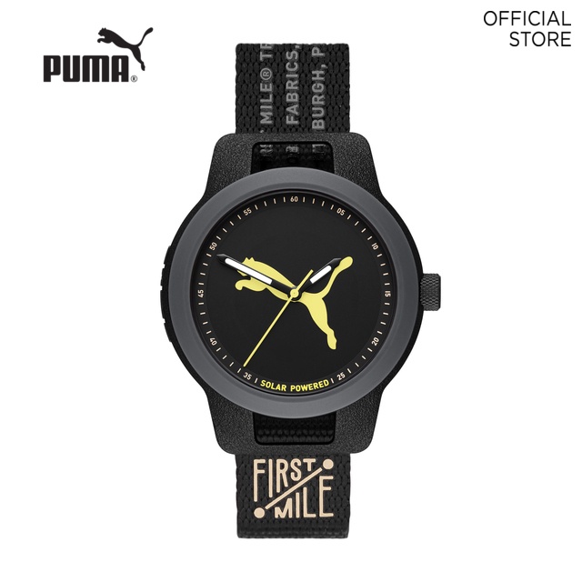 PUMA Men's Reset Analog Watches ( P5075A ) Solar, Black Case, 43 MM