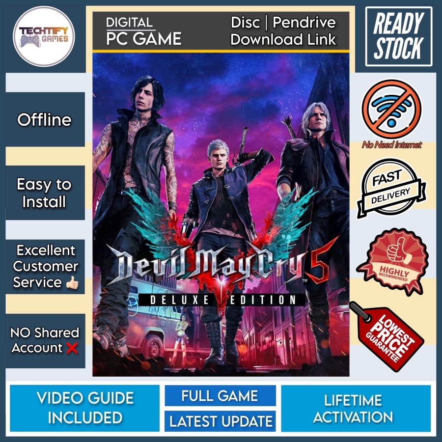 [PC Game] Devil May Cry 5 Deluxe Edition - Offline [Disc | Pendrive ...