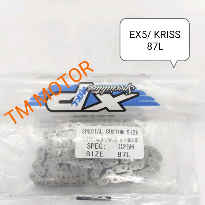 XP Specialities (Custom) Timing Chain EX5/KRISS, Size 87/89/90/91/92/93 ...
