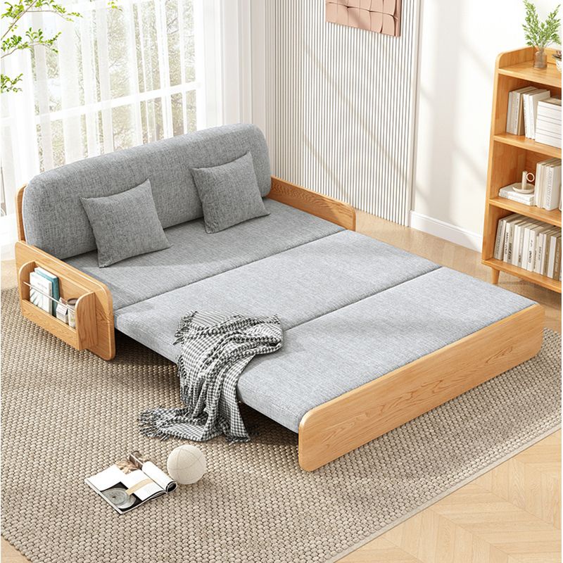 Solid wood sofa bed integrated living room dual-purpose multi ...