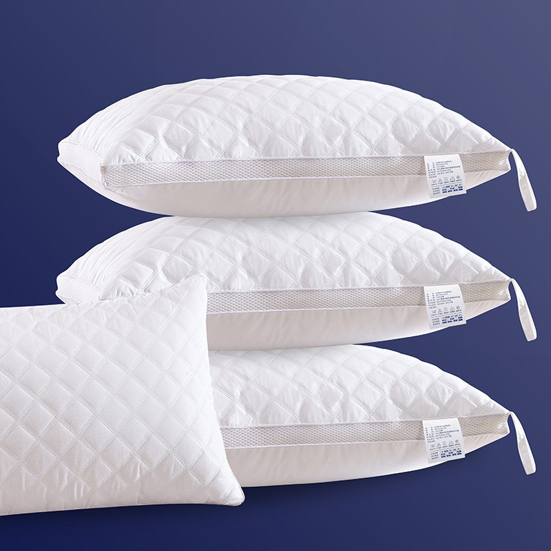 Get gifts QM Shengsheng Home Textile Pure Cotton Hotel Feather Fabric Pillow Interior Cotton Single Five Star Hotel Pill Shopee Malaysia