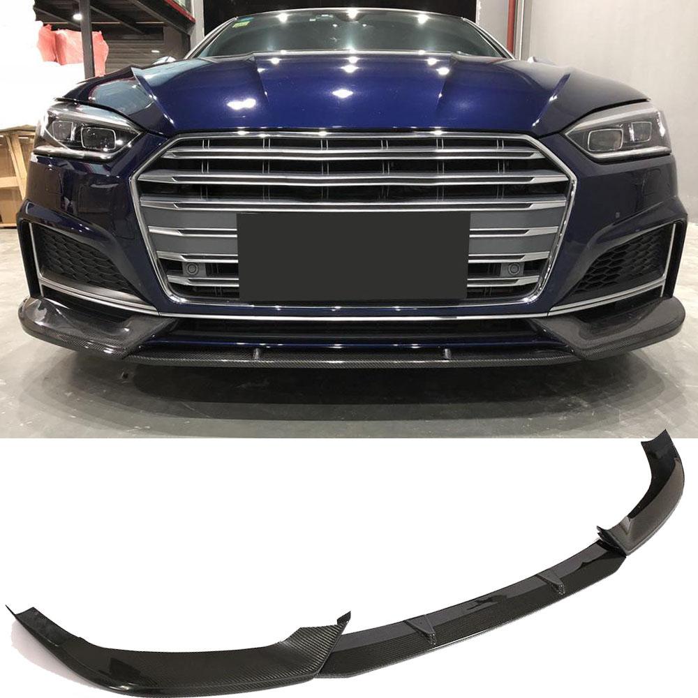 Front Bumper Lip Spoiler For Audi A5 Sline S5 S5 Sedan Sportback 2017