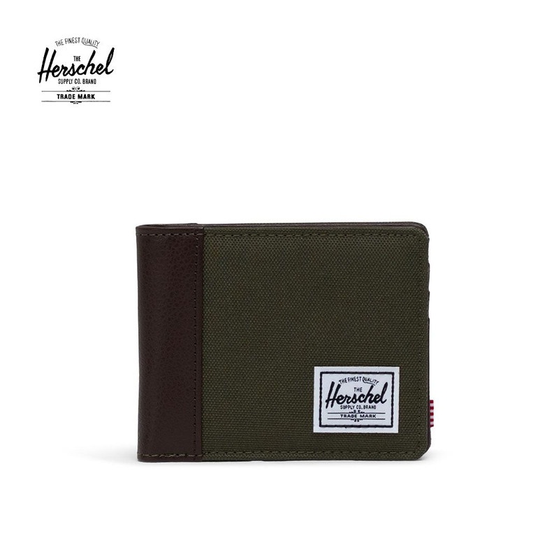 Herschel Unisex Hank Ii Rfid Wallet Ivy Gr/Chicry Coffee OneSize