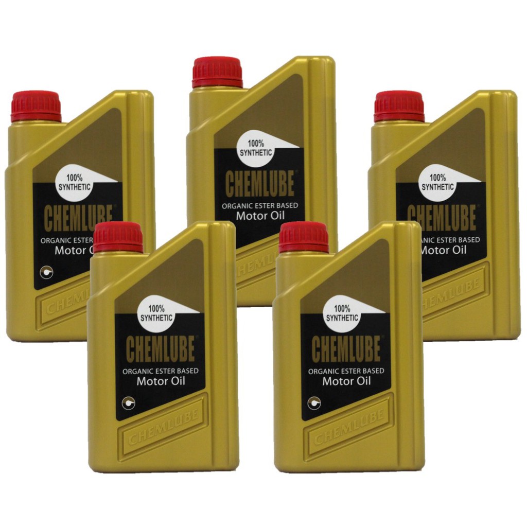 (Bundle of 5) Chemlube 20W50 Diester Fully 100 Synthetic Engine Oil