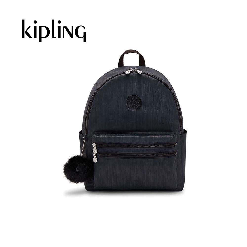 Kipling BOUREE Sparkling Slate Backpack Shopee Malaysia