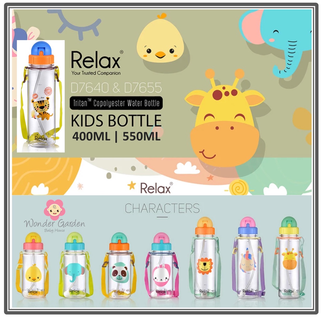 botol air budak RELAX D7600 SERIES TRITAN KIDS WATER BOTTLE (D7640 ...