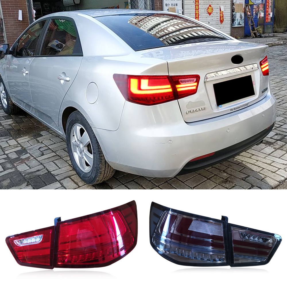 2Pcs Taillight Assembly For Kia Forte/Cerato 2009 2010 2011 2012 2013 ...