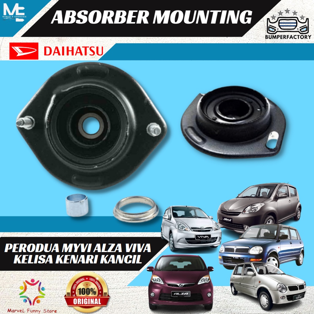 Original Daihatsu Perodua Myvi Alza Viva Kelisa Kenari Kancil Absorber Mounting Damper Bearing