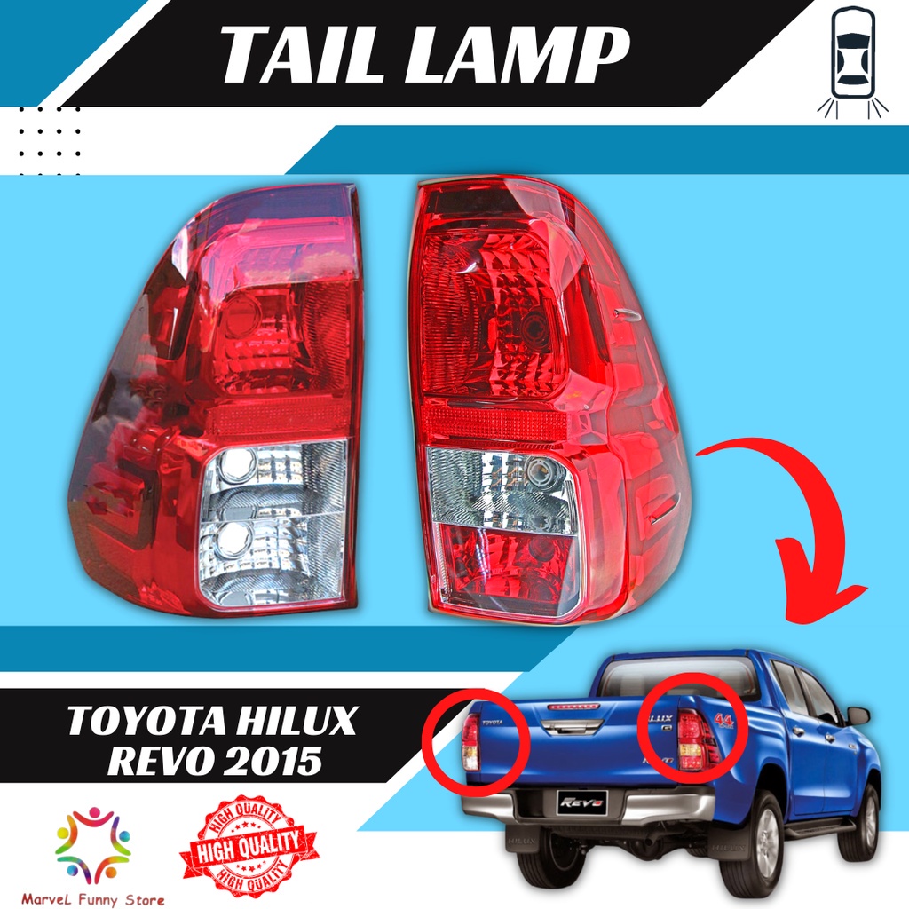 Toyota Hilux Revo 2016 Tail Lamp Lampu Belakang 100% New Original ...