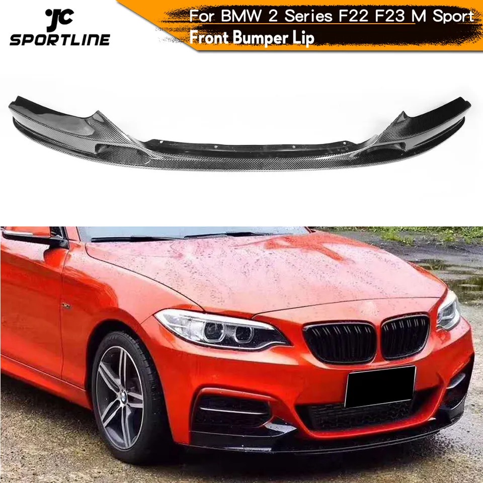 Carbon Fiber Front Bumper Lip Spoiler Splitters for BMW 2Series F22 F23