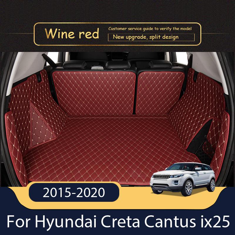 Custom Leather Car Trunk Mats For Hyundai Creta Cantus ix25 20152020