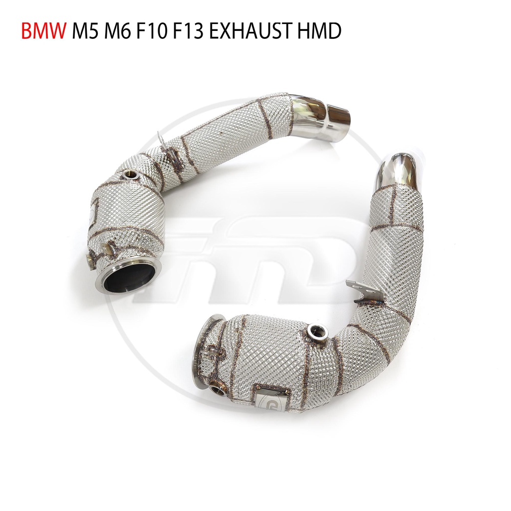 HMD Exhaust System High Flow Performance Downpipe for BMW M5 M6 F10 F06