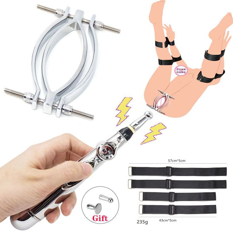 Bdsm Set Electric Shock G Spot Clitoris Stimulator Vaginal Pen Hand Arm