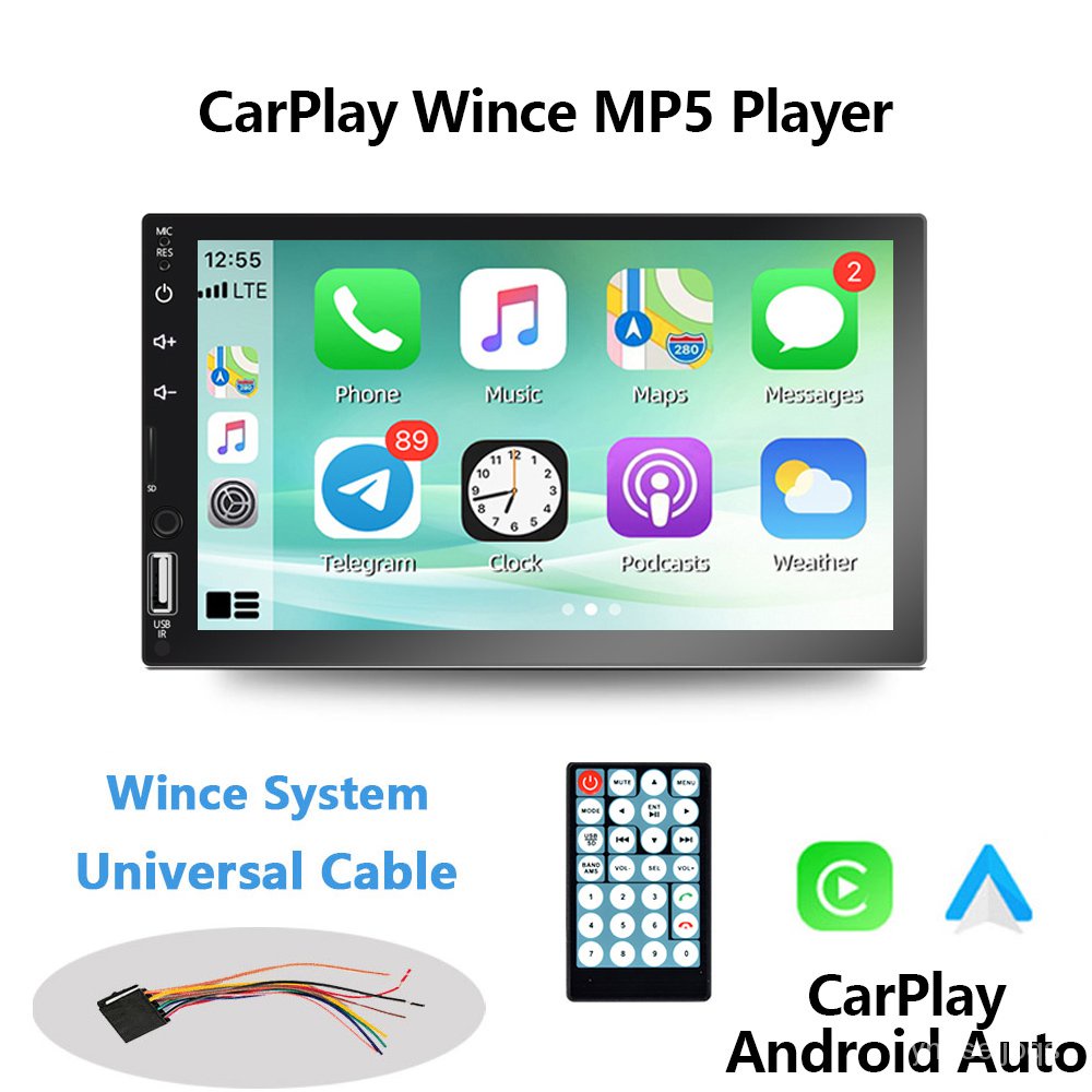 💥NEW Arrival💥Podofo 2 din CarPlay Android Auto Car Radio 7"; Autoradio