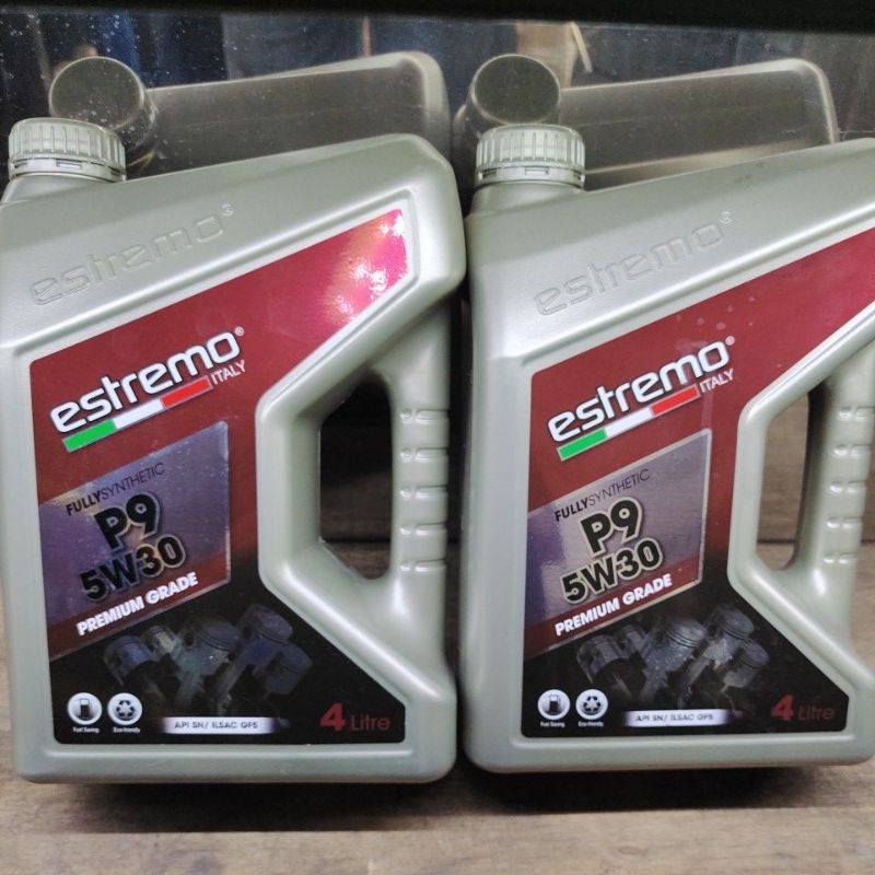Estremo P9 5w30 Fully Synthetic Engine oil 4L Shopee Malaysia