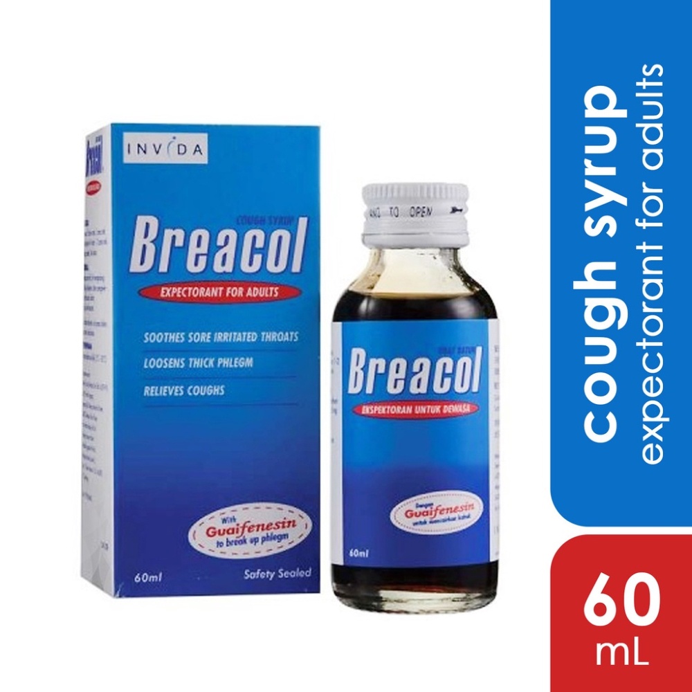 Breacol Cough Syrup for Adults 60ml Shopee Malaysia