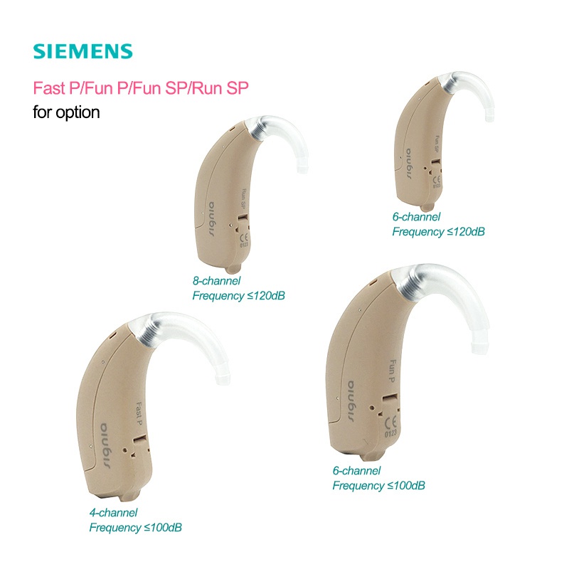 SMTNew Original Siemens Signia 8 Channels Digital BTE Hearing Aids FAST