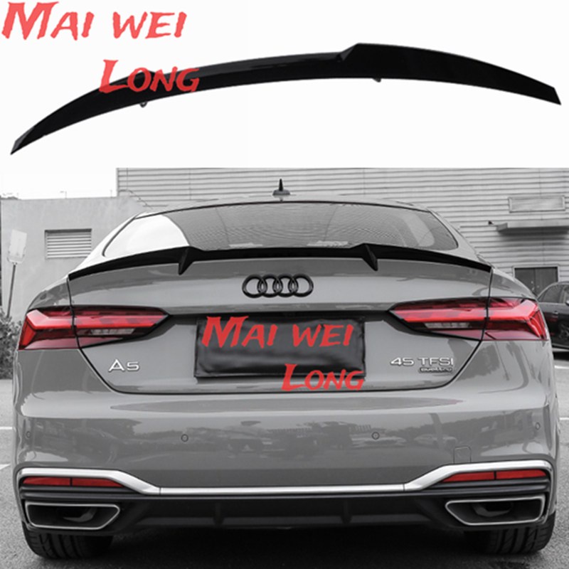 Carbon Fiber Rear Tunk Spoiler For AUDI A5 S5 RS5 Only Fit For 4Doors ...