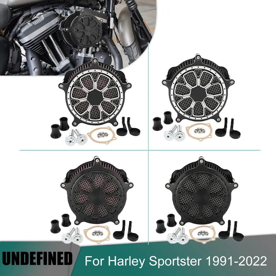 Air Filter Venturi Cut Motorcycle Air Cleaner Filter Intake For