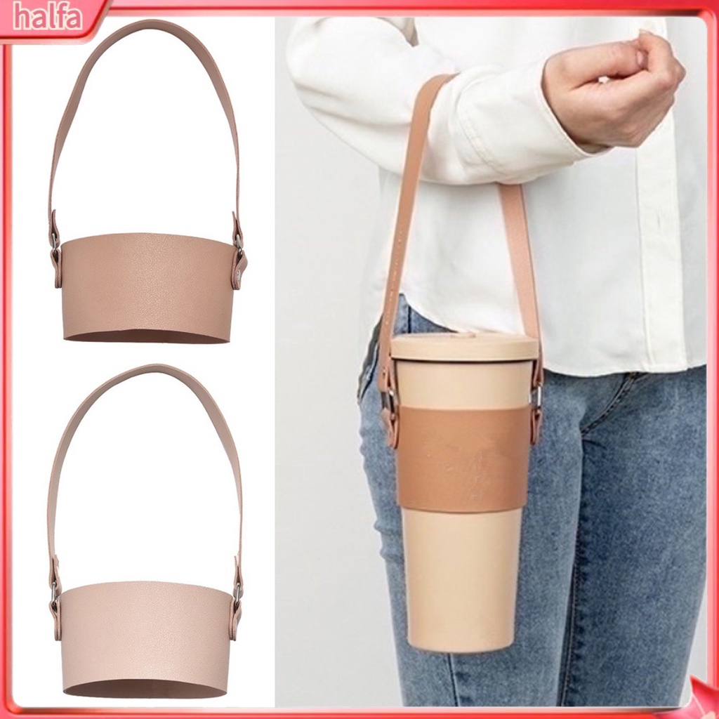 HALFA Faux Leather Coffee Cup Holder Office Use Coffee Cup Holder