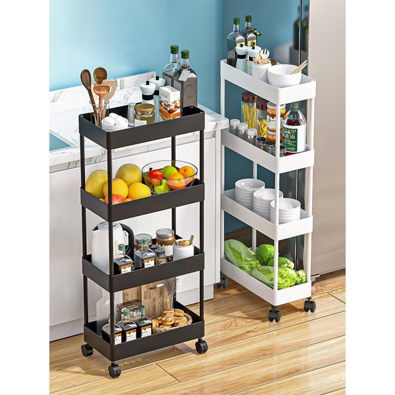 Kitchen Storage Rack Trolley Floor MultiLayer Fruit and Vegetables