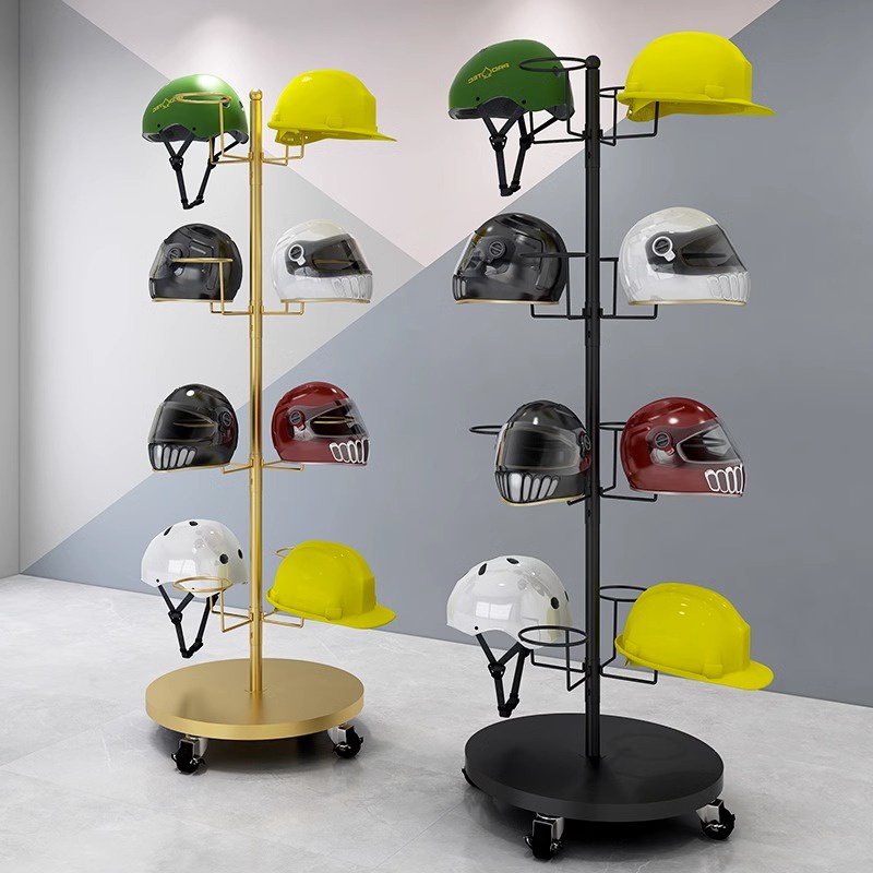 Adjustable Helmet Display Rack Hat Hard Hat Placement Rack Home ...