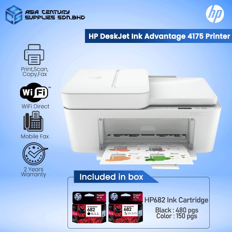 HP 4275 Deskjet Plus Ink Advantage All In One Wireless A4 Inkjet ...