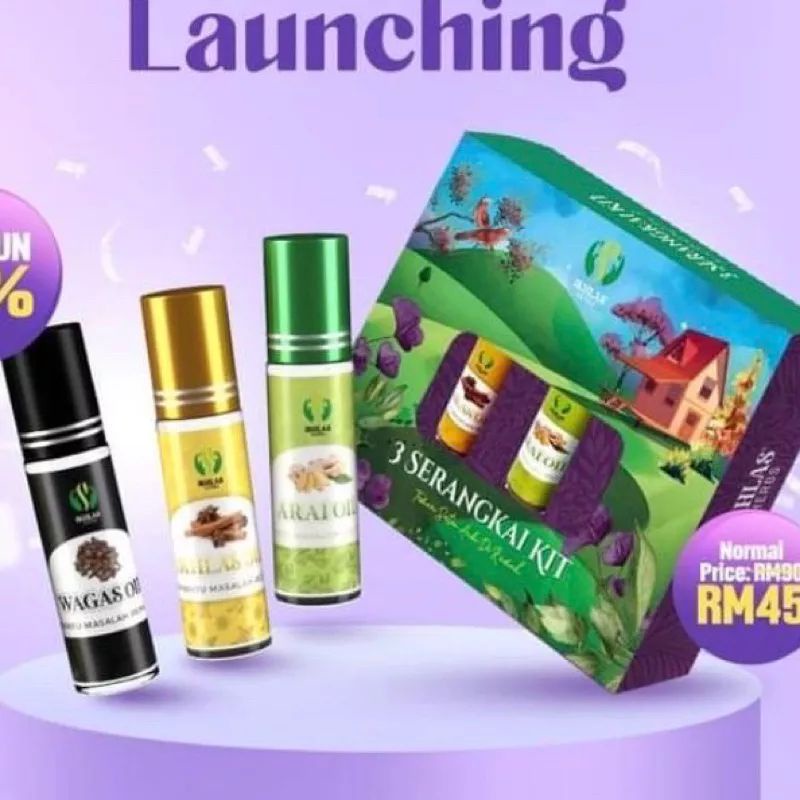 Minyak 3 Serangkai Kit | Ikhlas Kit Oil | 3 Serangkai Kit by ikhlas oil ...