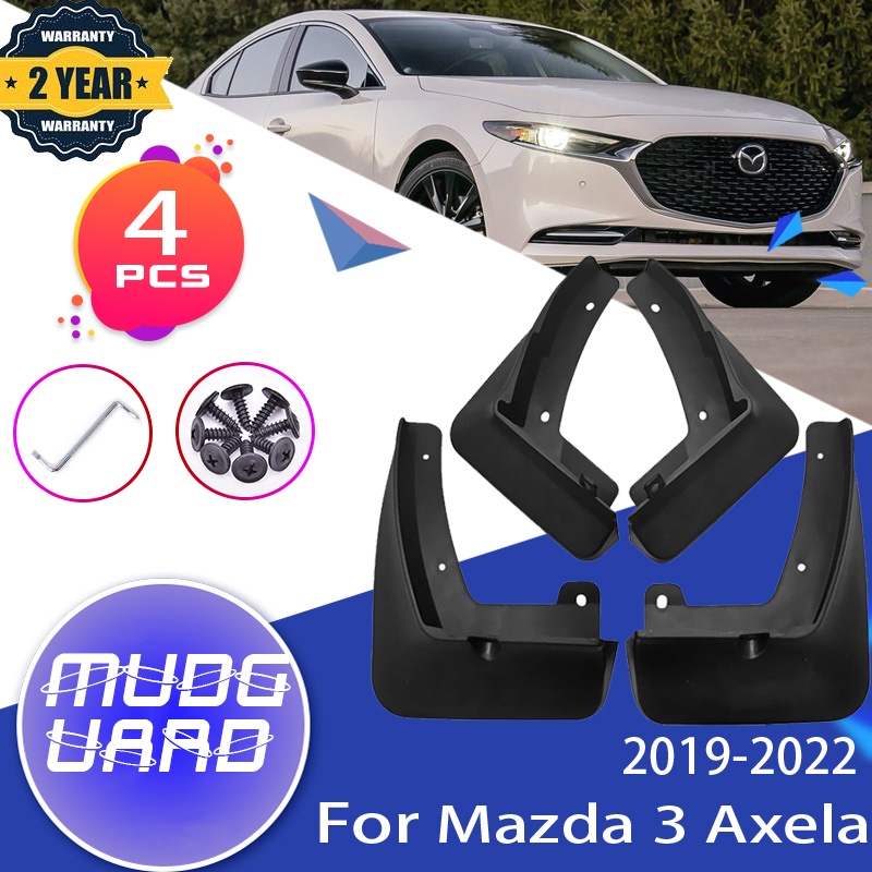 4x Car Mudflap for Mazda 3 Axela Mazda3 BP Sedan 2019 2020 2021 2022 BP