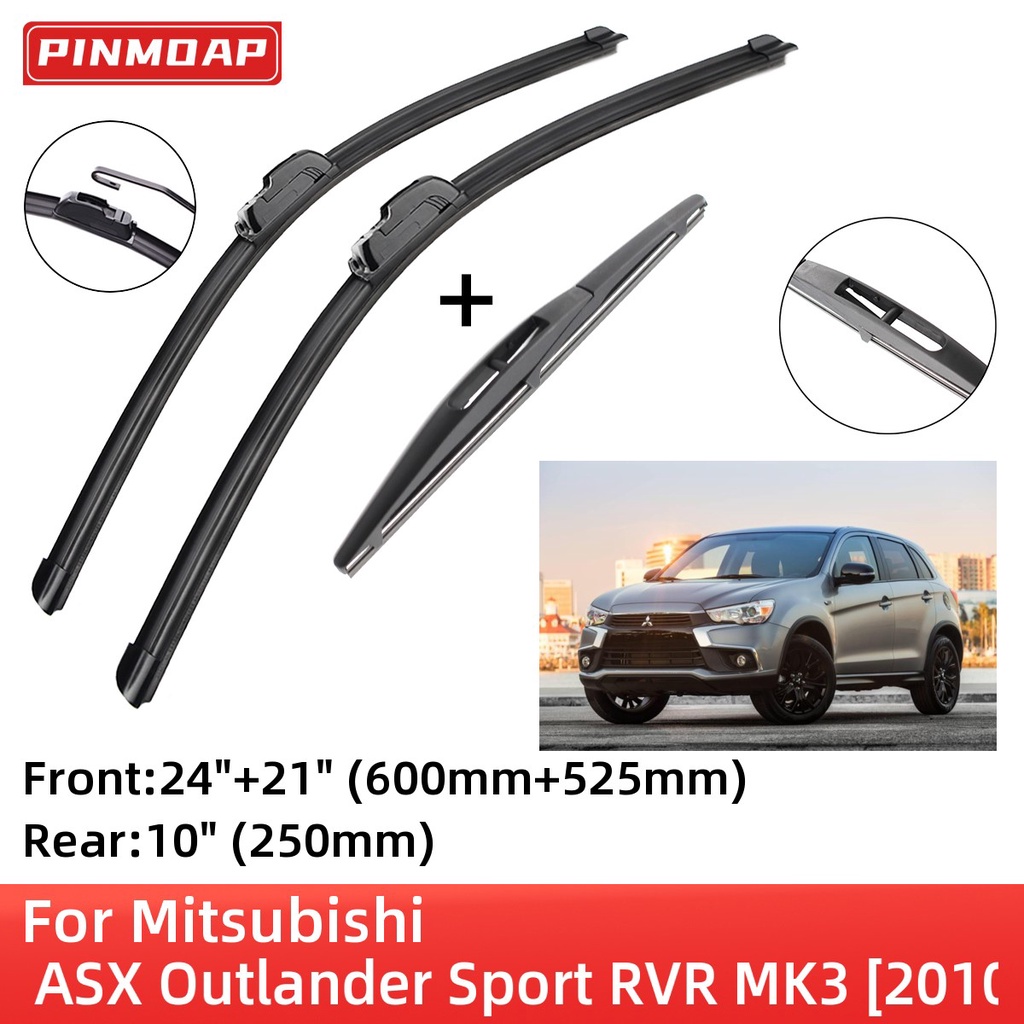 For Mitsubishi ASX Outlander Sport RVR MK3 20102019 Front Rear Wiper