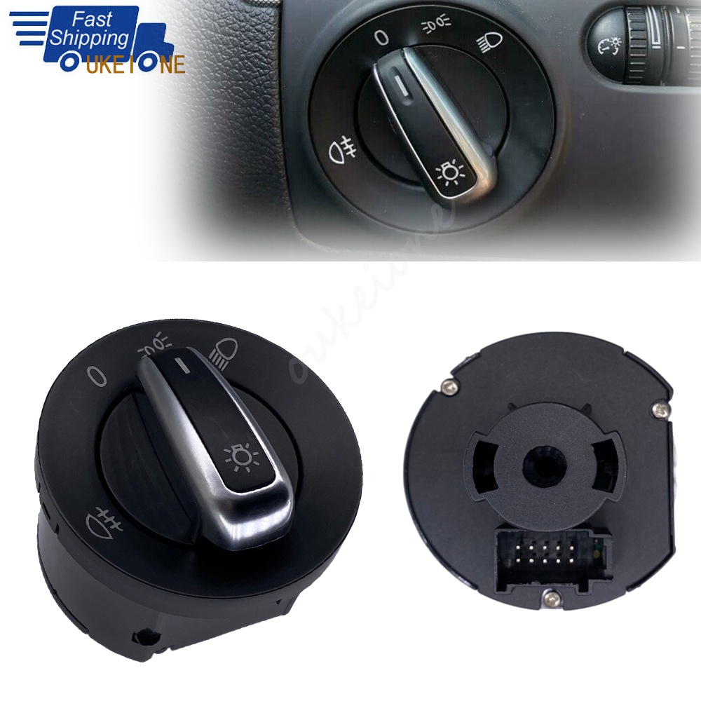 Commutateur De Phare VAG 3C8941431C - Compatible Amarok, Passat, T6, Caddy, Neuf