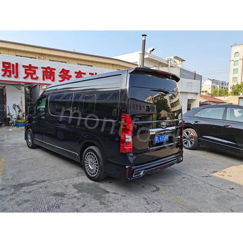 Rear Roof Spoiler For Toyota Hiace 2019 to 2022 ABS Plastic Unpainted ...