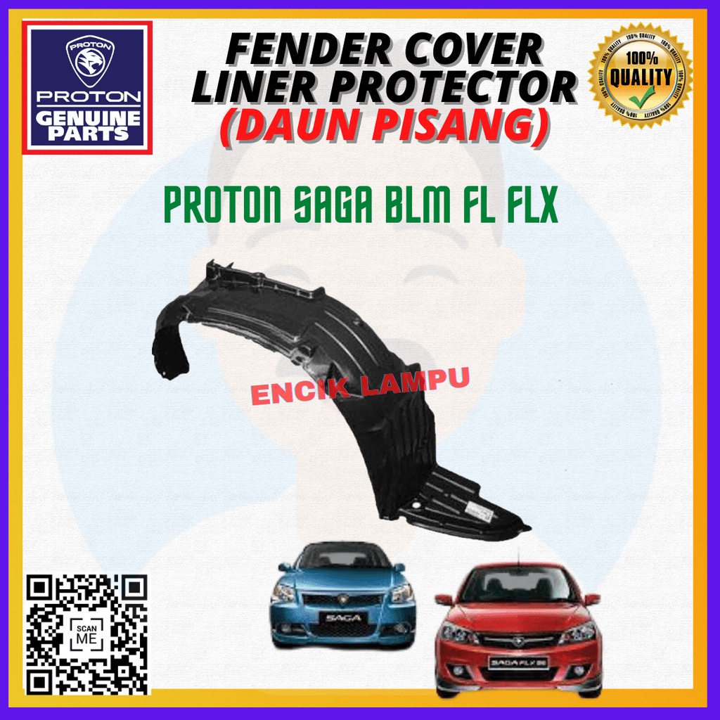 Proton Saga Blm Fl Flx Saga Vvt Fender Cover Liner Protector