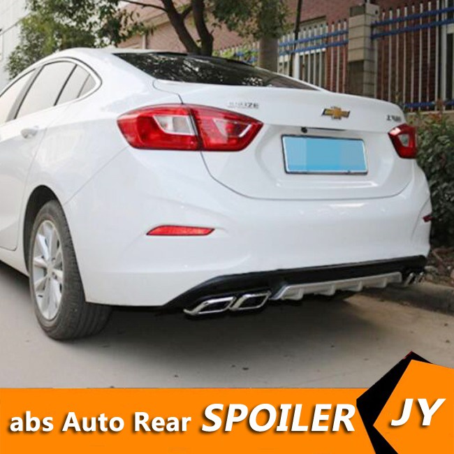 For Cruze Body kit spoiler 20172019 For Chevrolet Cruze ABS Rear lip