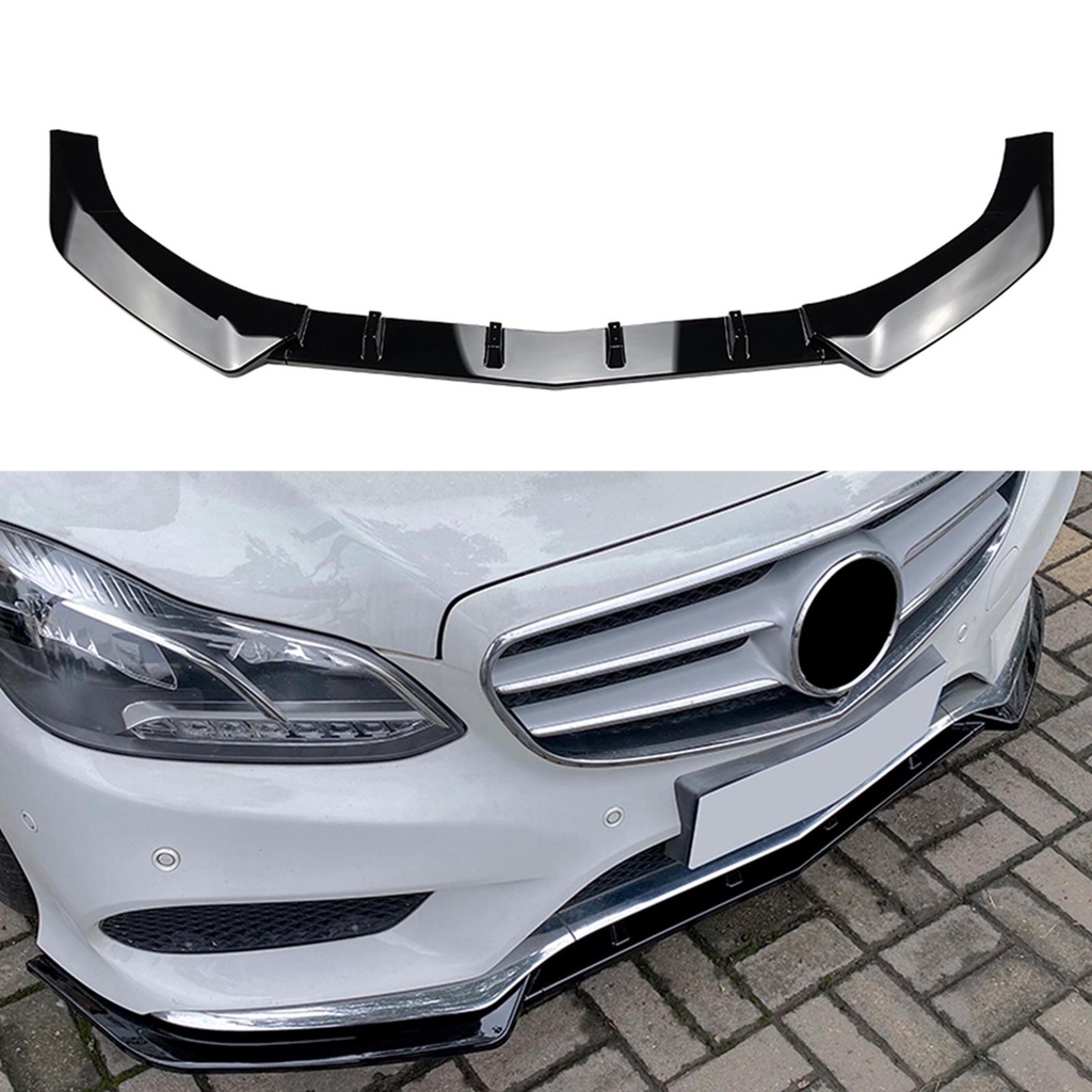 Front Bumper Spoiler Lip For Mercedes Benz E Class W212 Sport 20132015