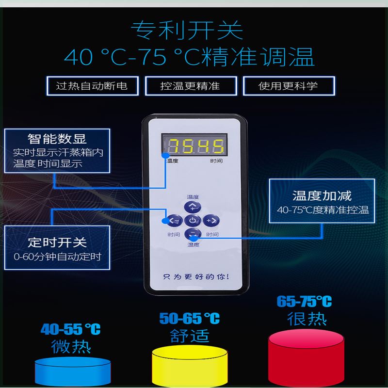 🔥【Custom】Sauna Machine Home Sauna Box Sweating Steam Sauna Set Single